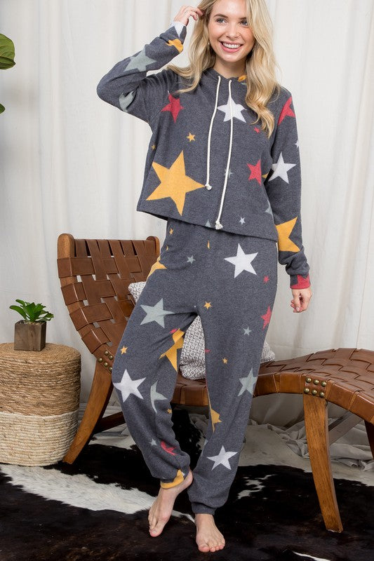 e Luna PLUS Cozy Jogging Set with Stars