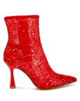 Samia Sequin Lace Boots