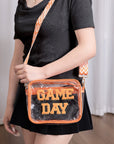 Zenana GAME DAY Stadium Approved Transparent Crossbody Bag