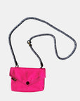 Himawari Solid Color Envelope Shape Crossbody Bag with Removable Strap