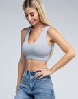 Ribbed Cropped Tank Top