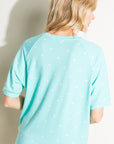 e Luna Polka Dot French Terry Top