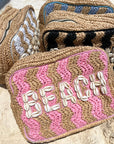 Beach XL Makeup Bag with Puka Shells - My Pampered Life Seattle