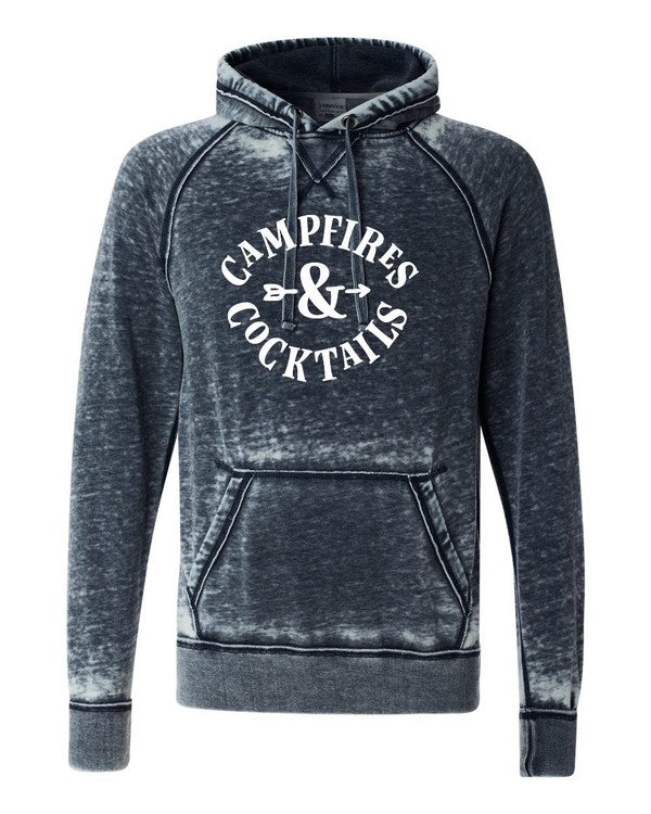 PLUS Campfires and Cocktails Vintage Hoodie