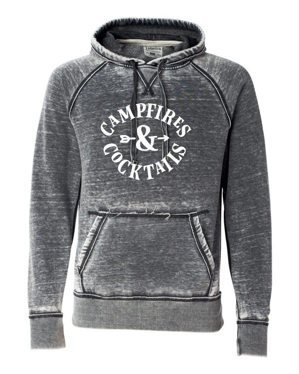 PLUS Campfires and Cocktails Vintage Hoodie