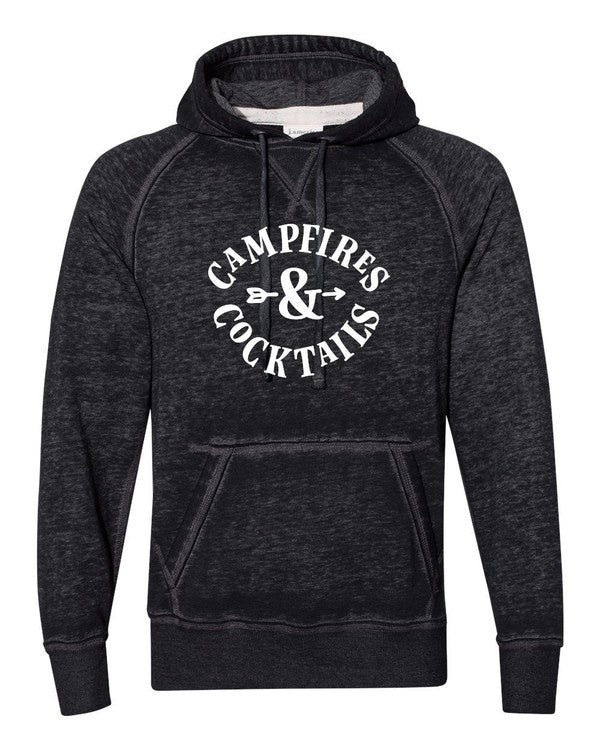 PLUS Campfires and Cocktails Vintage Hoodie