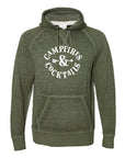 Campfires and Cocktails Vintage Hoodie