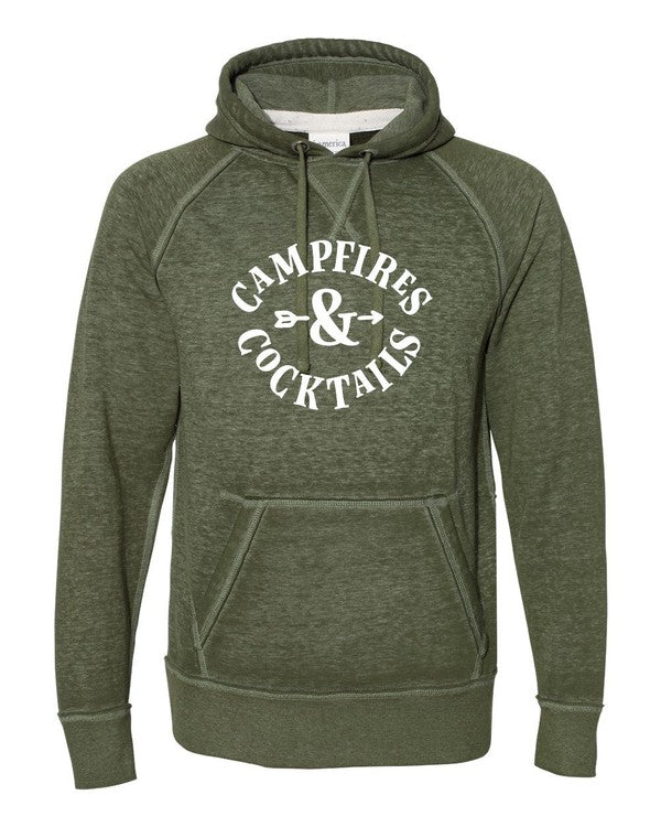 PLUS Campfires and Cocktails Vintage Hoodie