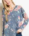 Floral Loose Fit Boxy Top