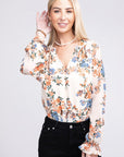 Floral Chiffon Blouse