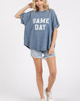 Mittoshop GAME DAY Round Neck Short Sleeve T-Shirt