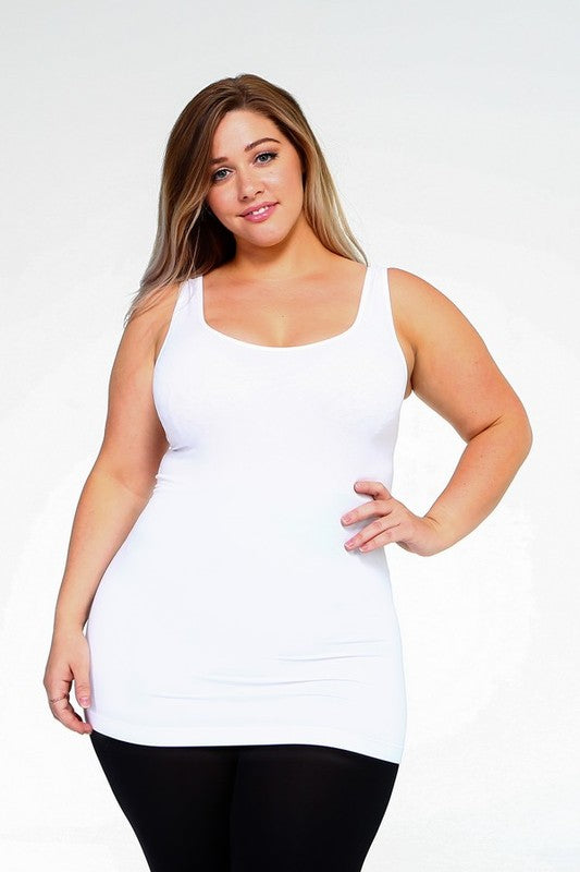 Yelete Womens Seamless Tank Top - PLUS SIZE