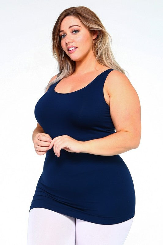 Yelete Womens Seamless Tank Top - PLUS SIZE