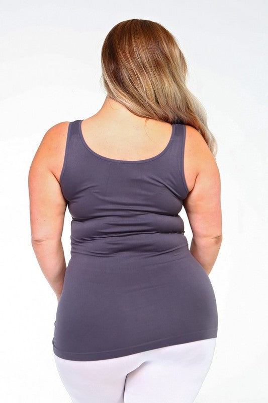 Yelete Womens Seamless Tank Top - PLUS SIZE