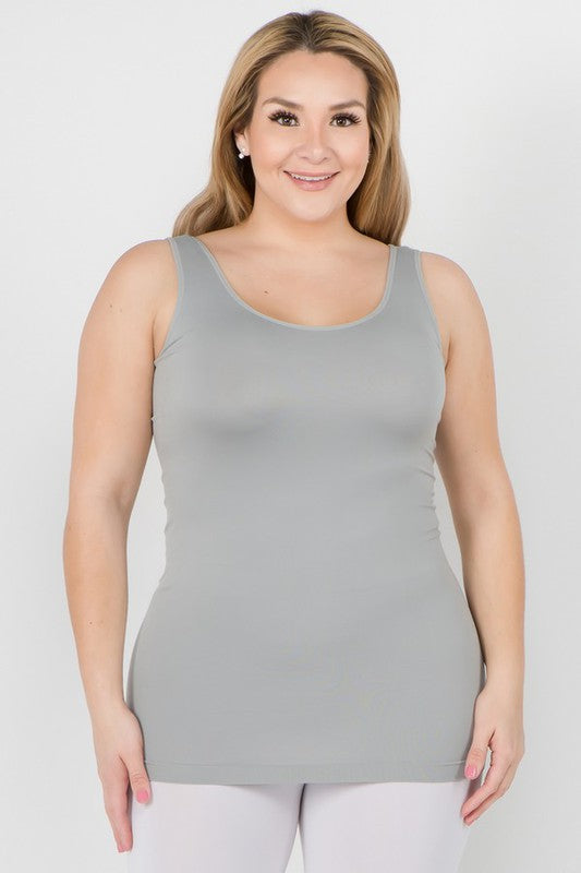 Yelete Womens Seamless Tank Top - PLUS SIZE