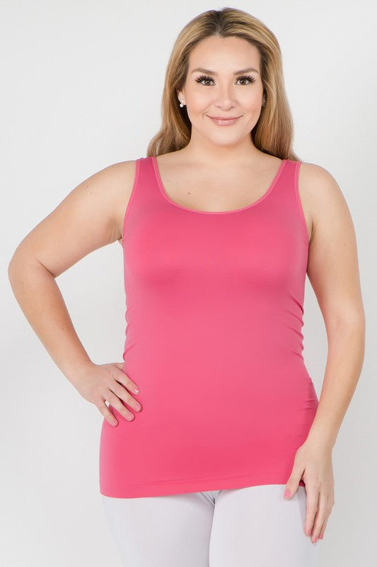 Yelete Womens Seamless Tank Top - PLUS SIZE