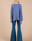 Ces Femme Asymmetrical Long Sleeve top