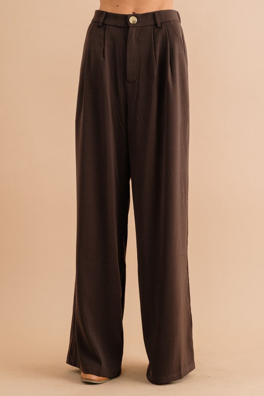 High Waisted Wide Leg Pants