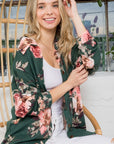 e Luna Cozy Floral Button Down Shacket