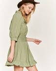 Jade by Jane Eyelet Detail 3/4 Sleeve Dress