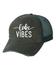 Lake Vibes Embroidered Trucker Hat