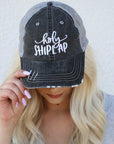 Holy Shiplap Embroidered Trucker Hat