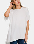 Zenana Round Neck Short Sleeve T-Shirt