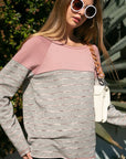 e Luna PLUS Striped Solid Mixed Sweatshirts