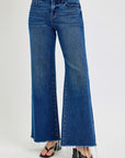 RISEN Tummy Control High Rise Wide Leg Jeans