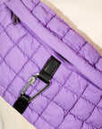 Fame Carabiner Bubble Texture Quilted Sling Bag