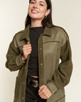 Jade by Jane Faux Fur and Suede Jacket