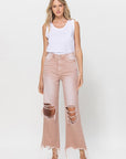 VERVET by Flying Monkey 90's Vintage Crop Flare Jeans