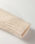 Cable Knit Drop Shoulder Sweater Dress
