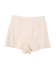 Lilou White Denim Line Shorts