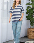 e Luna PLUS Striped Basic Top