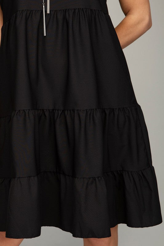 Sleeveless Tiered Dress - Online Only