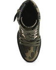 Palmetto Camouflage Ankle Boots