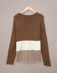 Women Buttoned Knitted Long Sleeve Sweater