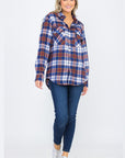 BOYFRIEND Fit Checker Plaid Flannel Long Sleeve