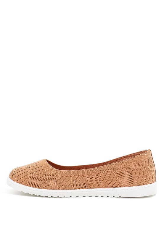 Lubna Knitted Flat Ballet Flats