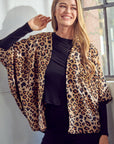 e Luna Animal Dropped Kimono Cardigan