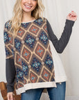 e Luna Cozy Mix and Match Top