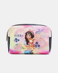 Nicole Lee USA Printed Extra Large Cosmetic Pouch