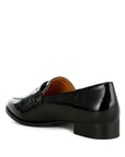 Noshiya Patent Pleather Penny Loafers