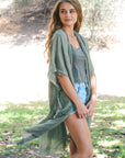 Woven Long Line Tribal Kimono - Online Only - My Pampered Life Seattle