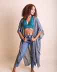 Woven Long Line Tribal Kimono - Online Only - My Pampered Life Seattle