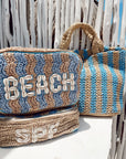 Beach XL Makeup Bag with Puka Shells - My Pampered Life Seattle