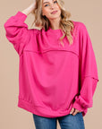 Ces Femme Exposed Seam Long Sleeve Sweatshirt