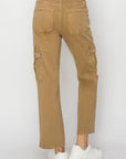 Risen Full Size High Rise Cargo Jeans