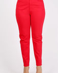 Plus Size High Waist Solid Stretch Jeans Pants